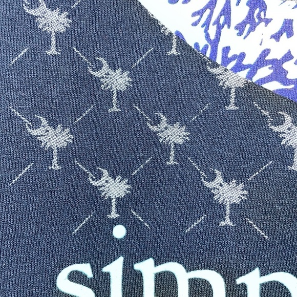 NWOT Simply Southern SC design XL Navy blue - Picture 4 of 5